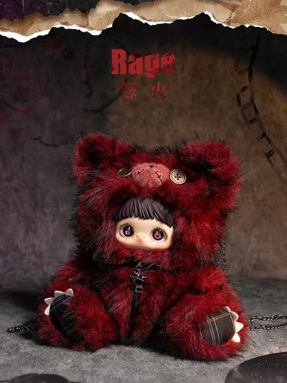 MayMei Rebel Doll Backpack Series Plush Blind Box Cute Vinyl Doll Pendant Toy Ideal Kawaii Girl Birthday New Year Exquisite Gift