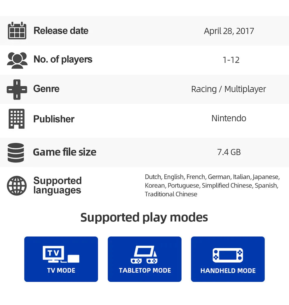 Mario Kart 8 Deluxe Nintendo Switch Game Deals 100% Official Original Physical Game Card Racing Genre for Switch OLED Lite SS69