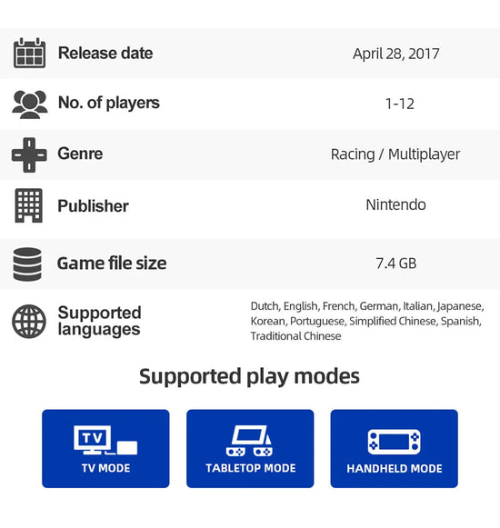 Mario Kart 8 Deluxe Nintendo Switch Game Deals 100% Official Original Physical Game Card Racing Genre for Switch OLED Lite SS69