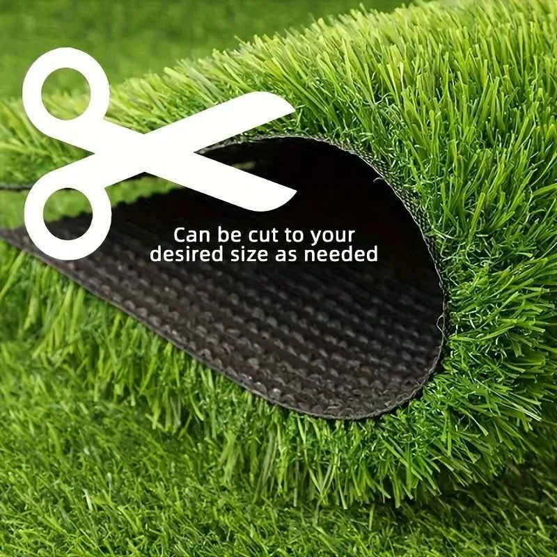 Aritificial Realistic Grass Pad, Simulation Pet Lawn Mats, Thick Synthetic Fake Mat For Outdoor Garden Patio Landscape Dog Pet S