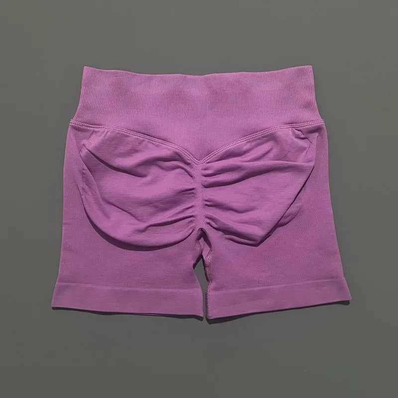 HISTELLO Impact Shorts 4.5" Women Fitness Sports Biker Shorts Low Waist Gym Short Workout Scrunch Butt Yoga Seamless Leggings