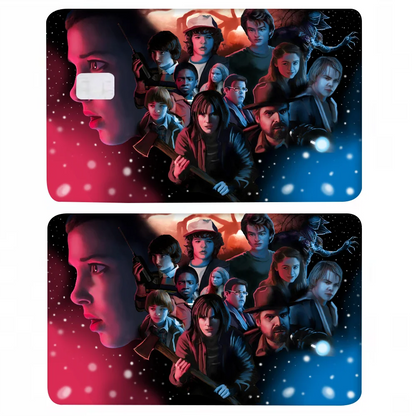 Stranger Things Credit Card Skin Stickers For VISA Bank Card Transportation Card Waterproof Sticker Anti-scratch Women Gift SS69 9.69 1 Set / z6