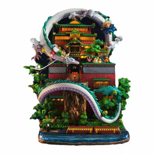 Bandai Spirited Away Oil House Model Figure 1/100 Scale PVC Collectible