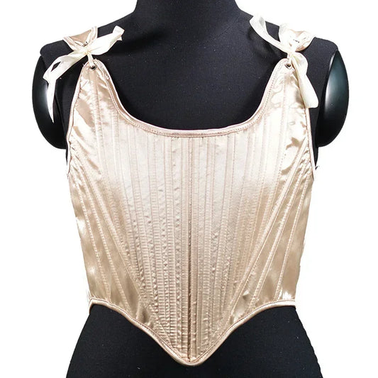 SS69 Lolita Corset Camisole Top - Y2K Underbust Body Shaper Polyester Blend