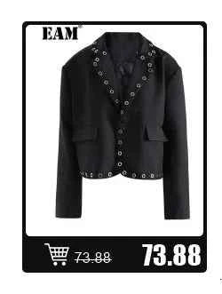 [EAM] Both Side Wear Big Size Knitting Sweater Turtleneck Long Sleeve Women Pullovers New Fashion Autumn Winter 2025 1DE3629