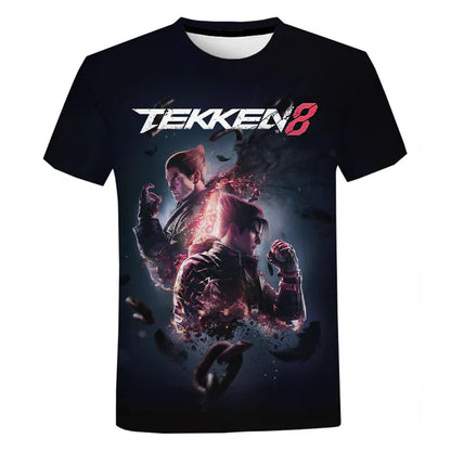 Fighting New Game Tekken 8 3D Printed T Shirt For Men Clothes Harajuku Streetwear T-Shirt For men Crewneck Short Sleeve Tops SS69 11.69 EXZHF20242715W / XL