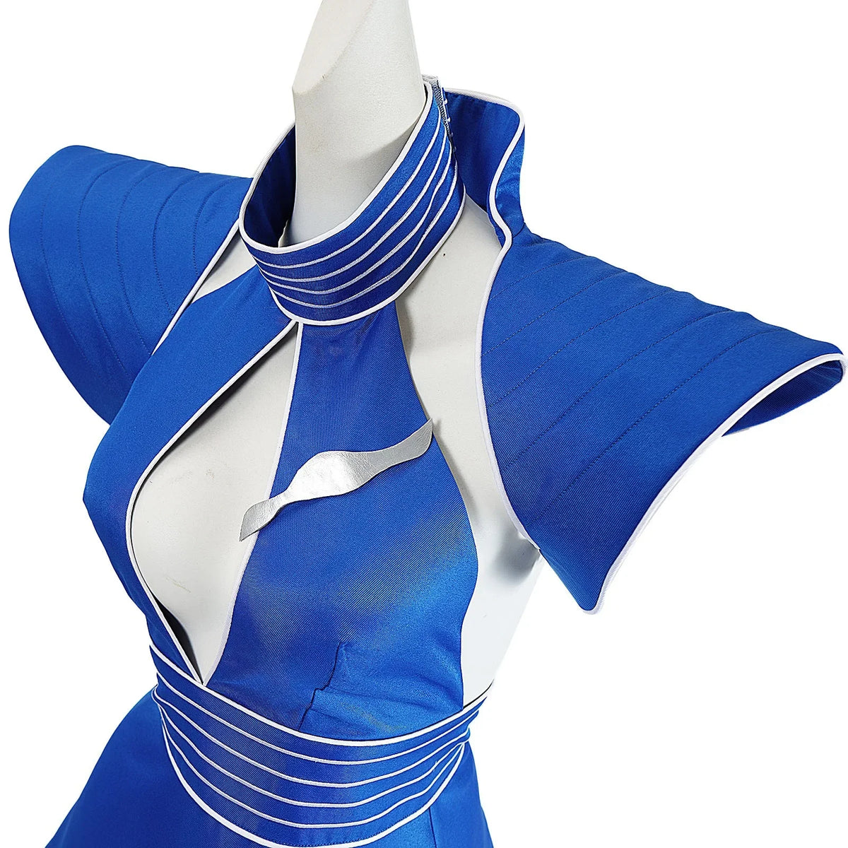 Classic Britney Blue Flight Attendant Uniform Cosplay Costume Retro Stewardess Themed Outfit For Halloween Carnival Masquerade