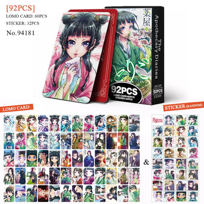 SS69 The Apothecary Diaries Anime Sticker and LOMO Card Set, 92-Piece