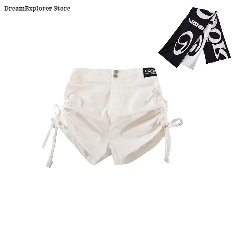 Girls K-Pop Street Dance Crop Top & Hot Pants Set