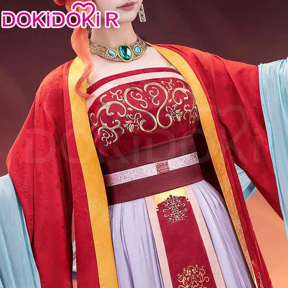 Gyokuyou Cosplay Costume Anime The Apothecary Diaries【XS-2XL】DokiDoki-R Women Red Dress Mao Mao Gyokuyou Cosplay Plus Size