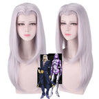Anime JOJO's Bizarre Adventure Golden Wind Leone Abbacchio Cosplay Costume Black PU Long Coat Uniform Wig Man Carnival Suit