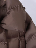 Maomaokong Super Thick 400g Filling White Duck Down Female Winter Women's Over-the-Knee Puffer Coat Luxury Down Jacket Warm