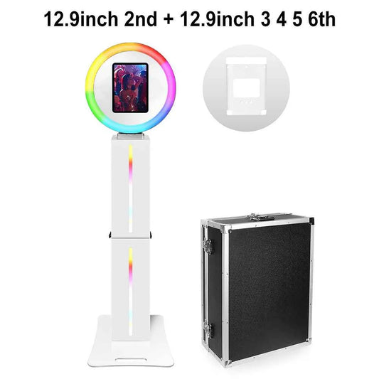 Photo Booth Machines Wedding For iPad 10.5'' 11'' 12.9'' 13'' 12.3'' ipad Photobooth with 2 Panels 9.7 Selfie Photo Booth