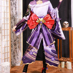 Raiden Shogun Cosplay Costume & Wig Set for Women - Game Character Outfit