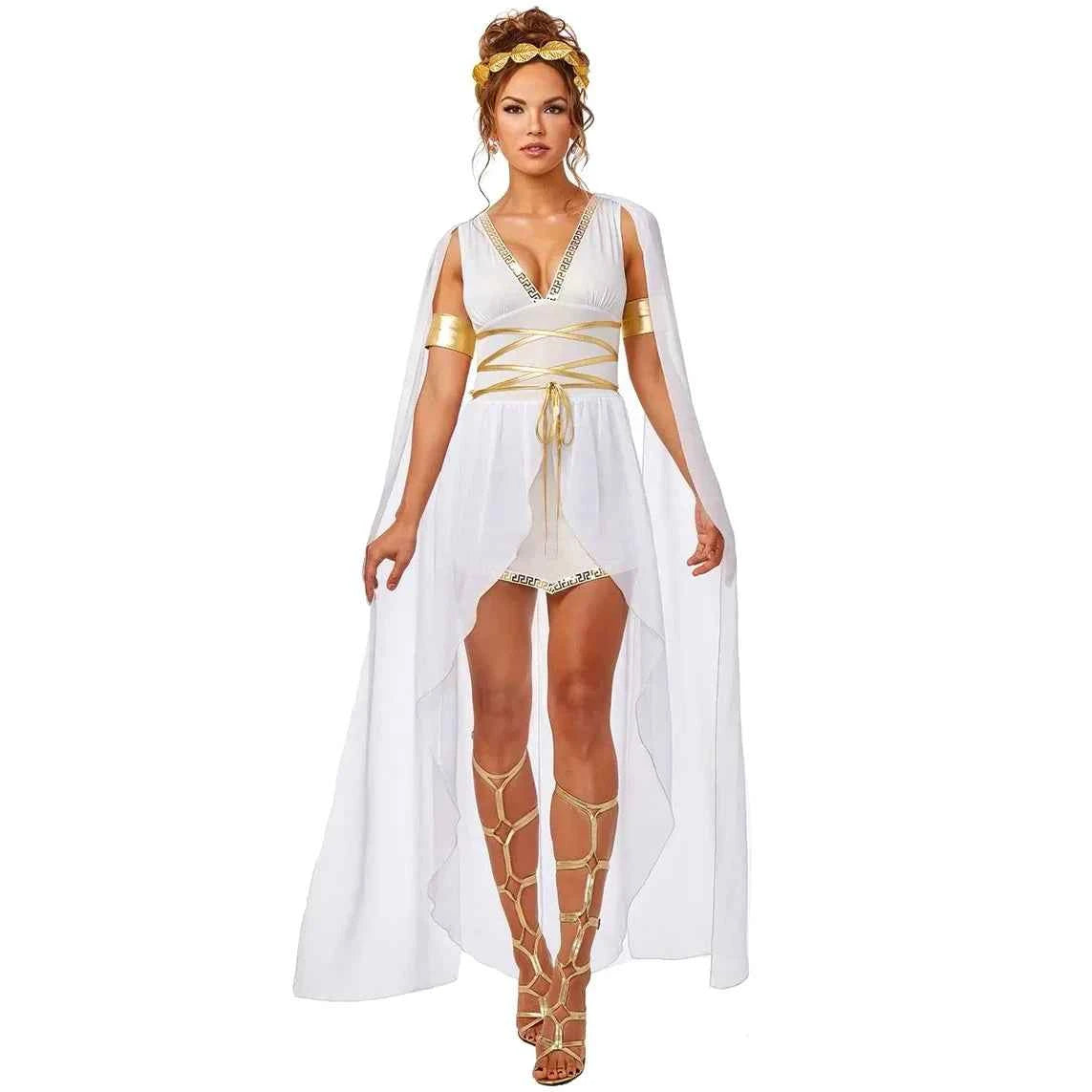 Cosplay Ancient Greek Goddess Dress Costume Sexy Athena Arabic Robe Women Halloween Carnival Party Clothes fancy dress Vestidos