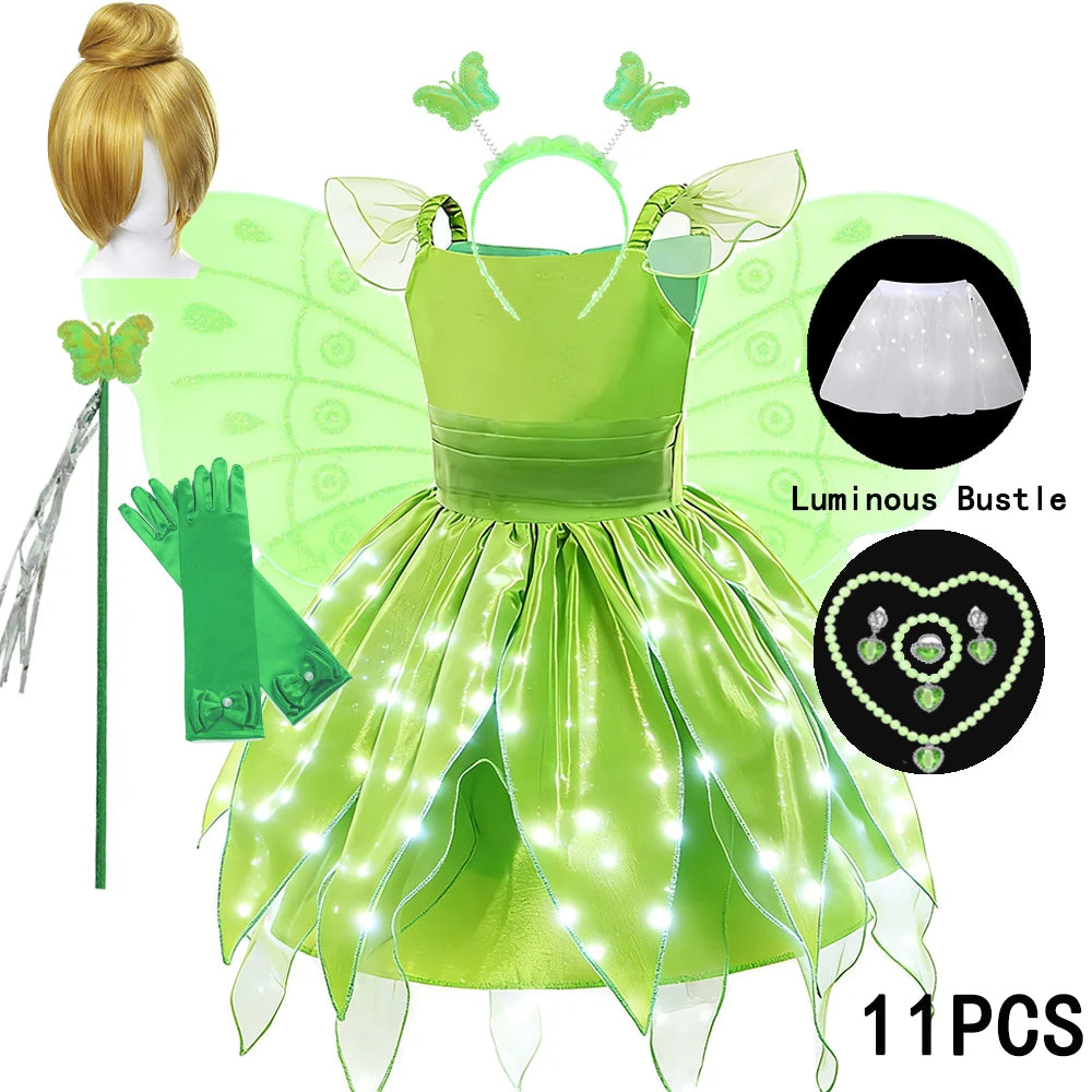 DOCHEER Girls Flower Fairy Princess Dress with Wings