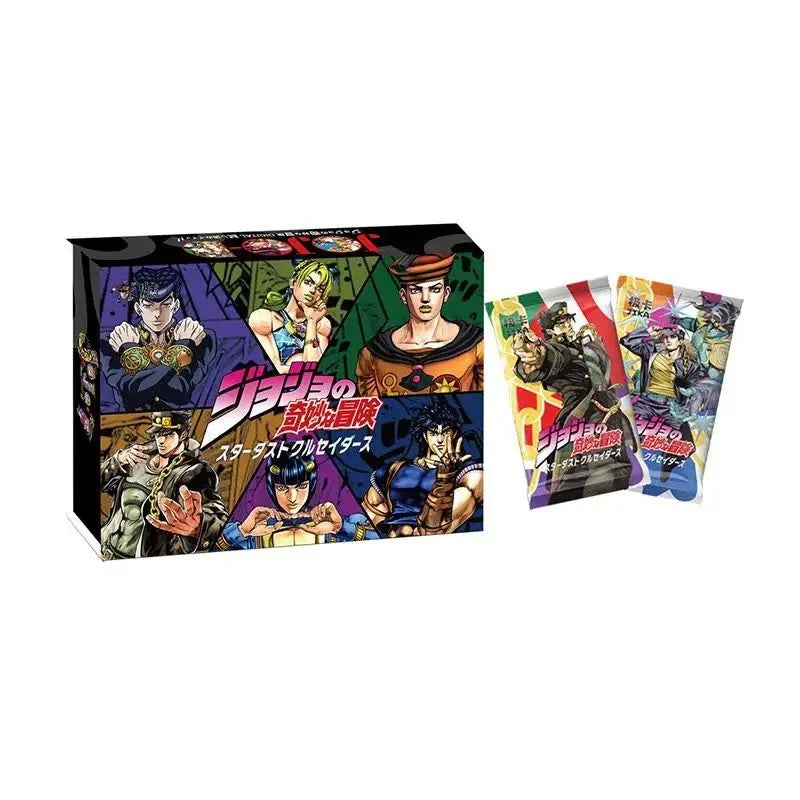 Anime JOJO's Bizarre Adventure Card Golden Wind Collectible Card Rare Gold Stamping SSP Card Children's Toy Gifts