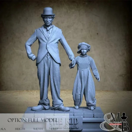 MODX Charlie Chaplin 1/24 Scale Resin Figure Model Kit for Diorama