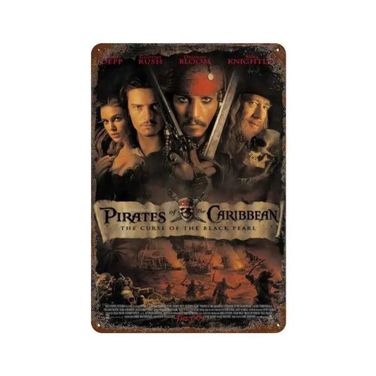 Classic American Films Metal Sign Old Movie Metal Plaque Poster Vintage Wall Plate Bar Club Wall Decor Retro Home Decor