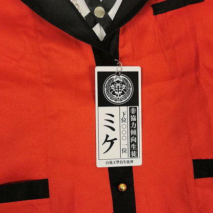 Yumeko Jabami Cosplay Costume School Uniforms Jabami Yumeko Outfits Full Set with Stockings Girl JK School Uniform For Comic Con SS69