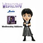 Jada Anime Figures Wednesday The Addams Family Thing Enid Sinclair Metalfigs Metal Model Toy Collection Ornament Boy Girls Gifts