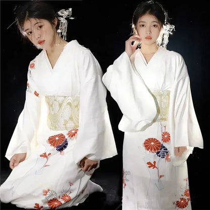 Fashion Photography Clothes Party Dress Japanese Kimono Cosplay Yukata Women Clothing Traditional Ethnic Style Streetwear Stage