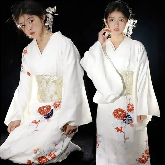 Fashion Photography Clothes Party Dress Japanese Kimono Cosplay Yukata Women Clothing Traditional Ethnic Style Streetwear Stage