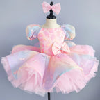 Girls Ballet Tutu Dress for Kids Princess Performance Fairy Costume