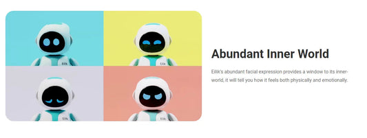 Original Eilik Smart Robot Electronic Automation Ai Robot Emotional Interaction Vocal Multiple Mode Cute Blue and Pink Gift SS69