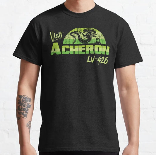 CHAMPRINT Alien Ellen Ripley Graphic T-Shirt 100% Cotton Short Sleeve Tee