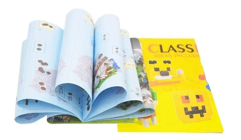 2024 NEW Compatible My World Minecraftinglys Building Village City Tree House Waterfall Warhorse Bricks Toys For Children Gifts SS69