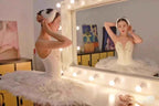 Adult Kids Classic Professional Ballet Tutu White Swan Lake Pancake Tutu Ballerina Party Dance Costumes Ballet Dress Girls Women