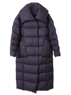 Maomaokong Super Thick 400g Filling White Duck Down Female Winter Women's Over-the-Knee Puffer Coat Luxury Down Jacket Warm