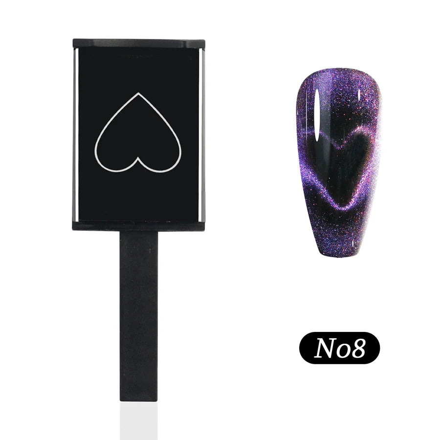 Nail Art Tools Cat Eye Magnetic Rod Powerful Heart-Shaped Magnet for Cateye Gel Polish Decoration SS69 5.69 08