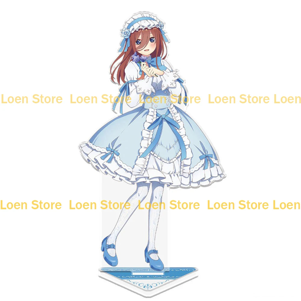 Loen Store The Quintessential Quintuplets official Lolita Fashion Ver figurine cute cartoon character desktop acrylic stand SS69 6.69 WDFXN-RWLP1 (3) / CHINA / 15CM acrylic stand