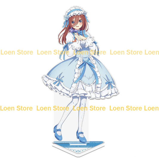 Loen Store The Quintessential Quintuplets official Lolita Fashion Ver figurine cute cartoon character desktop acrylic stand SS69 6.69 WDFXN-RWLP1 (3) / CHINA / 15CM acrylic stand