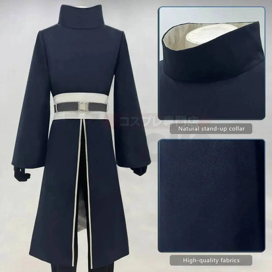 Uchiha Obito Anime Cosplay Costume Set with Coat Pants Belt and Gloves