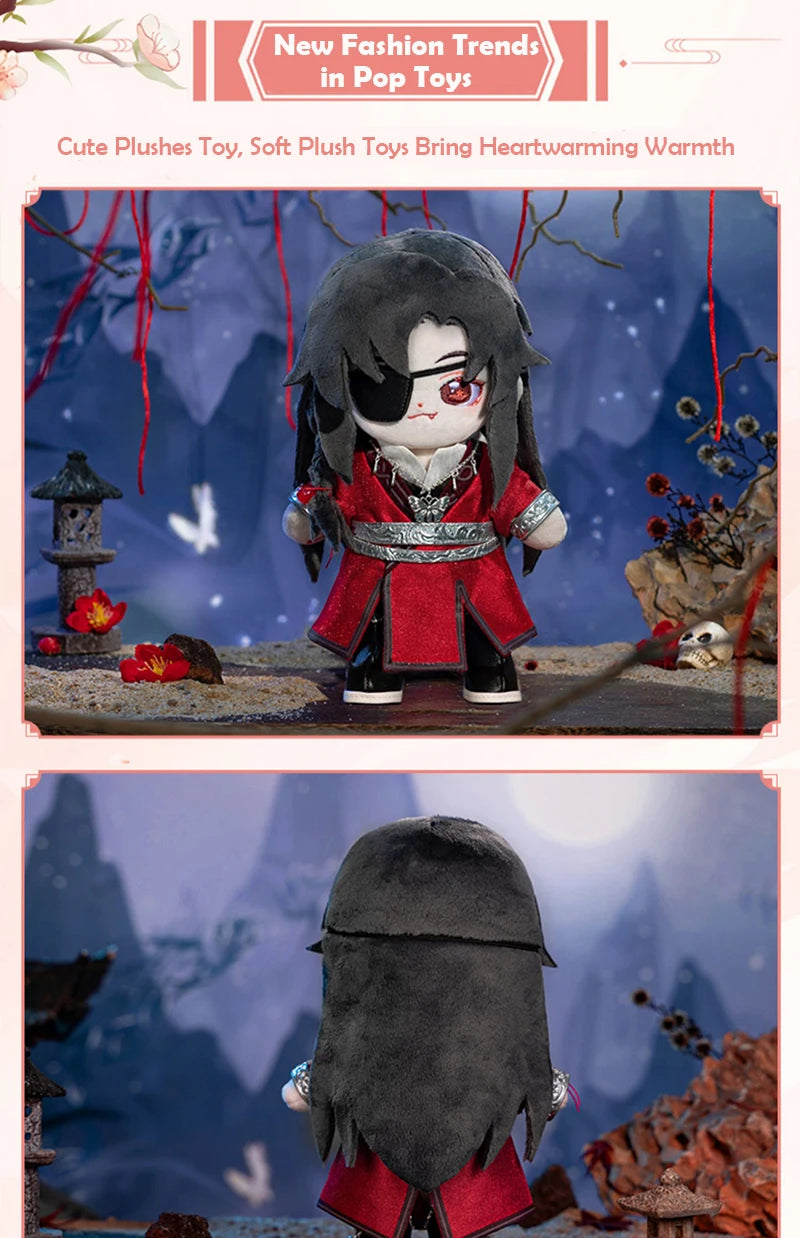 Anime Tian Guan Ci Fu Xie Lian Plush Doll TGCF Stuffed Toy Plushies Heaven Official’s Blessing Change Suit Dress Up Toy 20cm SS69