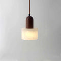 New marble master bedroom headboard chandelier new Chinese retro Wabi-Sabi advanced sense light luxury cable light