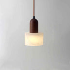 New marble master bedroom headboard chandelier new Chinese retro Wabi-Sabi advanced sense light luxury cable light