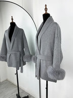 TARUXY Women's Double-Sided Wool Coat with Removable Sashes