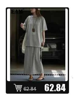 [EAM] Both Side Wear Big Size Knitting Sweater Turtleneck Long Sleeve Women Pullovers New Fashion Autumn Winter 2025 1DE3629