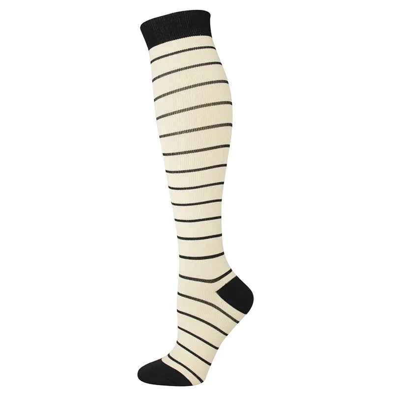 Compression Socks Varicose Veins Blood Circulation Pregnancy 20-30mmhg Nurse Socks Men Women Marathon Golf Cycling Sports Socks