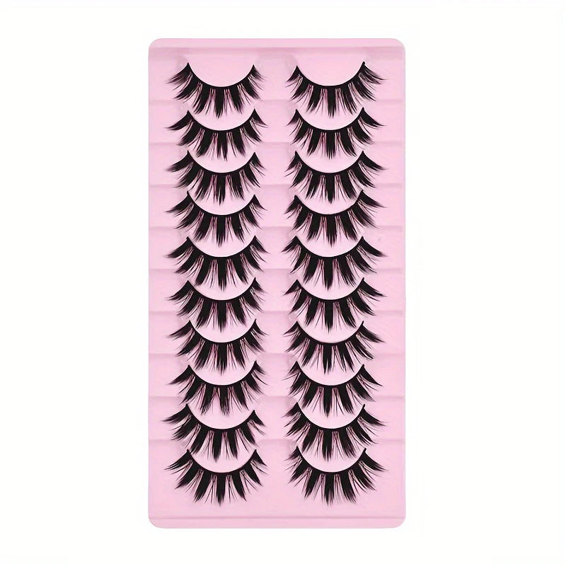 10 pairs of false eyelashes (10 pairs) SS69 7.69 Other