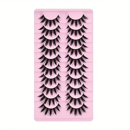 10 pairs of false eyelashes (10 pairs) SS69 7.69 Other