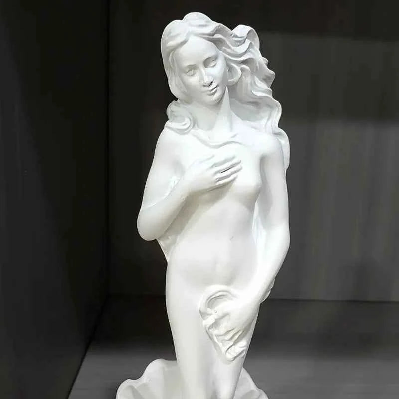 Art Crafts Greek Goddess Aphrodite Figurine Home Room Office Classical Mythology Statue Venus Sexy Woman Sculpture Resin Gift