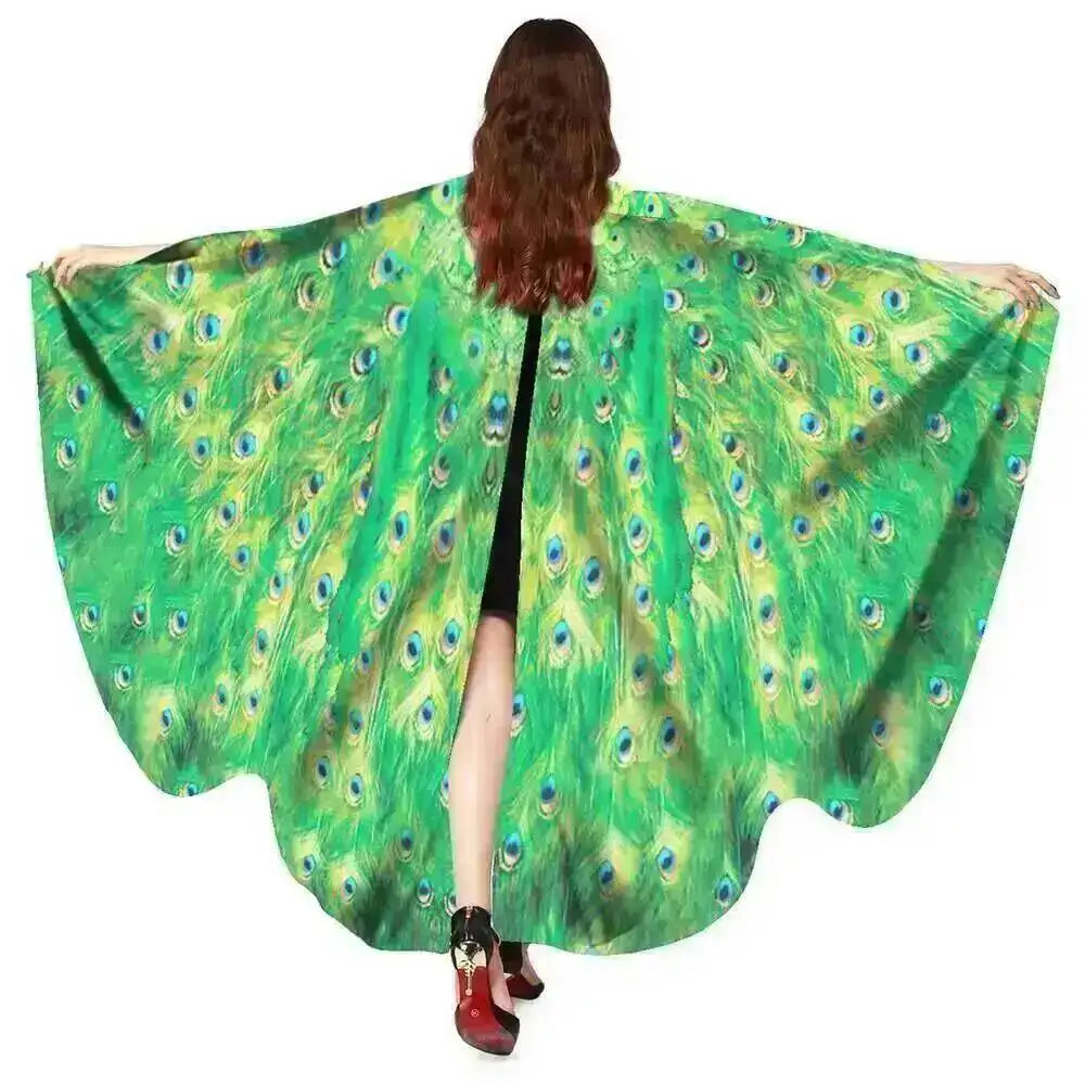 Adult Butterfly Wings Cape for Women Cosplay Costume