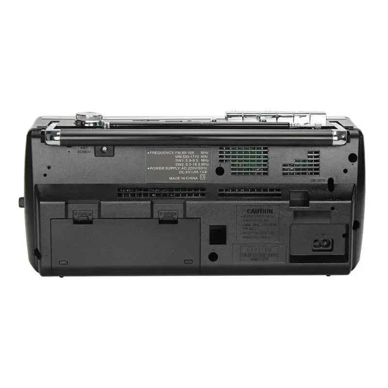 Retro Portable Old-fashioned Nostalgic Cassette Tape Recorder Elderly FM Radio Speaker Caixa De Som Bluetooth Audio Mp3 Player