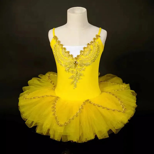 SS69 Girls Ballet Tutu Leotard Princess Performance Dance Dress Polyester