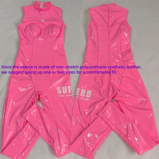 Women’s Nikki Alice Cosplay Costume Bodysuit with Ear Gloves Wig Cosplay Latex Cat suit Jumpsuit Jacket Suit SS69